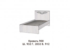 Кровать Диана 900 в Сатке - satka.magazinmebel.ru | фото - изображение 2