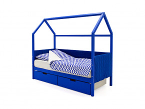 Кровать-домик мягкий Svogen с ящиками синий в Сатке - satka.magazinmebel.ru | фото