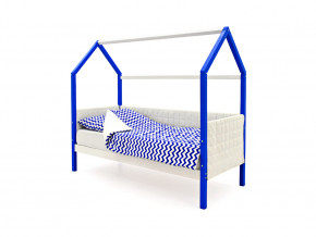 Кровать-домик мягкий Svogen сине-белый в Сатке - satka.magazinmebel.ru | фото - изображение 1