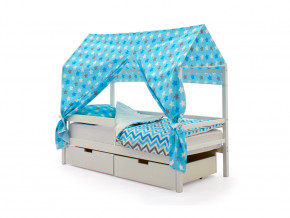 Кровать-домик Svogen с ящиками и бортиком белый в Сатке - satka.magazinmebel.ru | фото - изображение 4