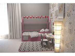 Кровать-домик Svogen с ящиками и бортиком лаванда в Сатке - satka.magazinmebel.ru | фото - изображение 4