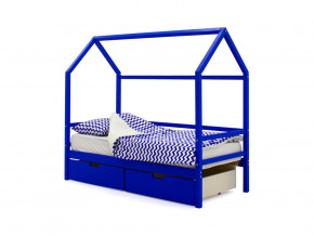 Кровать-домик Svogen с ящиками синий в Сатке - satka.magazinmebel.ru | фото
