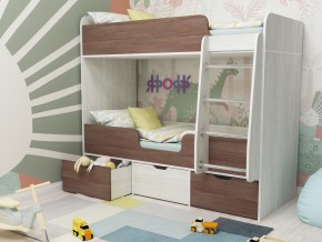 Кровать двухъярусная Малыш двойняшка винтерберг-бодега в Сатке - satka.magazinmebel.ru | фото