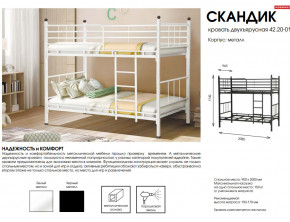 Кровать двухъярусная Скандик 42.20-01 в Сатке - satka.magazinmebel.ru | фото - изображение 2