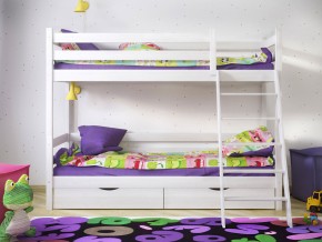 Кровать двухъярусная Сонечка с ящиками и лестницей в Сатке - satka.magazinmebel.ru | фото - изображение 2
