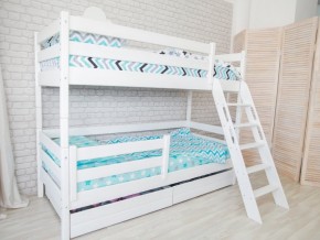 Кровать двухъярусная Сонечка с наклонной лестницей и ящиками в Сатке - satka.magazinmebel.ru | фото - изображение 2