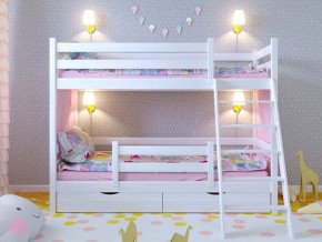 Кровать двухъярусная Сонечка с наклонной лестницей и ящиками в Сатке - satka.magazinmebel.ru | фото - изображение 5