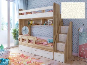 Кровать двухъярусная Юниор 1 с фасадом для рисования феритейл в Сатке - satka.magazinmebel.ru | фото