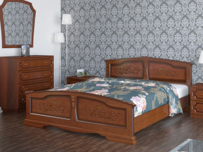Кровать Елена 1400 Орех в Сатке - satka.magazinmebel.ru | фото - изображение 2