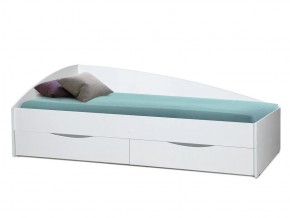 Кровать Фея-3 асимметричная 1900х800 белый в Сатке - satka.magazinmebel.ru | фото