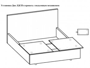 Кровать Феодосия норма 160 с механизмом подъема и дном ЛДСП в Сатке - satka.magazinmebel.ru | фото - изображение 5