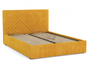 Кровать Гамма 1600 с основанием велюр тенерифе куркума в Сатке - satka.magazinmebel.ru | фото - изображение 2