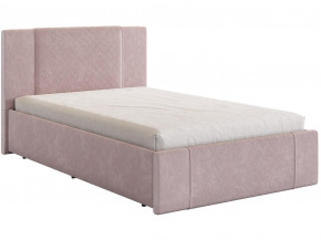 Кровать Хлоя 1200 велюр нежно-розовый в Сатке - satka.magazinmebel.ru | фото