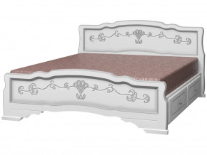 Кровать Карина-6 с 2-мя ящиками 1800 Белый жемчуг в Сатке - satka.magazinmebel.ru | фото - изображение 2