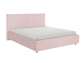 Кровать Квест 1600 велюр нежно-розовый в Сатке - satka.magazinmebel.ru | фото - изображение 1