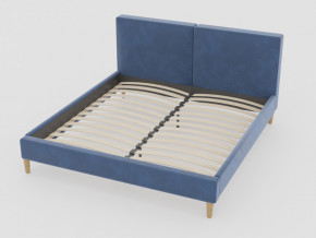 Кровать Линси 1200 синий в Сатке - satka.magazinmebel.ru | фото
