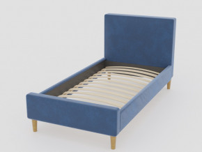 Кровать Линси 900 синий в Сатке - satka.magazinmebel.ru | фото - изображение 1