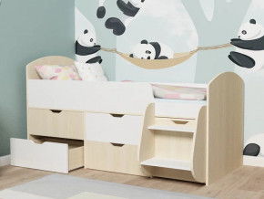 Кровать Малыш-7 Дуб-Белое дерево в Сатке - satka.magazinmebel.ru | фото - изображение 3