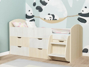 Кровать Малыш-7 Дуб-Винтерберг в Сатке - satka.magazinmebel.ru | фото
