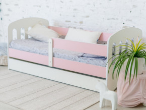 Кровать Малыш с ящиком розовый в Сатке - satka.magazinmebel.ru | фото