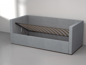 Кровать мягкая с подъёмным механизмом арт. 030 серый в Сатке - satka.magazinmebel.ru | фото - изображение 2