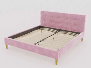Кровать Пайли 1200 розовый в Сатке - satka.magazinmebel.ru | фото - изображение 1