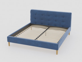 Кровать Пайли 1400 синий в Сатке - satka.magazinmebel.ru | фото - изображение 1