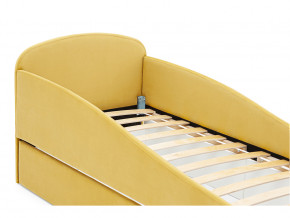 Кровать с ящиком Letmo горчичный (велюр) в Сатке - satka.magazinmebel.ru | фото - изображение 3
