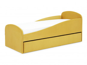 Кровать с ящиком Letmo горчичный (велюр) в Сатке - satka.magazinmebel.ru | фото - изображение 9