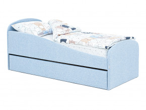 Кровать с ящиком Letmo небесный (рогожка) в Сатке - satka.magazinmebel.ru | фото - изображение 11