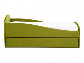 Кровать с ящиком Letmo оливковый (велюр) в Сатке - satka.magazinmebel.ru | фото - изображение 6
