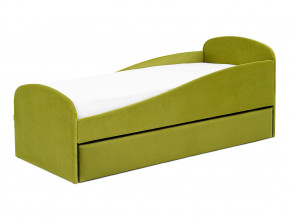 Кровать с ящиком Letmo оливковый (велюр) в Сатке - satka.magazinmebel.ru | фото - изображение 8