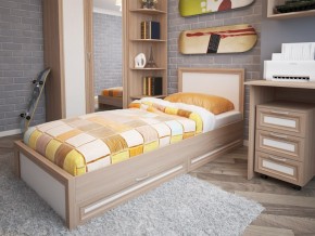 Кровать с настилом Остин модуль 21 с ящиками 24 в Сатке - satka.magazinmebel.ru | фото