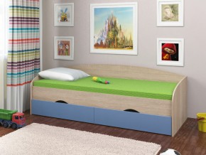 Кровать Соня 2 сонома-голубой в Сатке - satka.magazinmebel.ru | фото - изображение 1