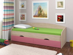 Кровать Соня 2 сонома-розовый в Сатке - satka.magazinmebel.ru | фото