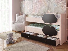 Кровать Соник с ящиком млечный дуб-венге в Сатке - satka.magazinmebel.ru | фото - изображение 1
