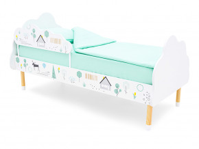 Кровать Stumpa Облако с бортиком рисунок Ферма в Сатке - satka.magazinmebel.ru | фото
