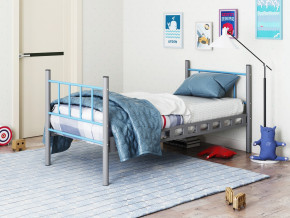 Кровать-трансформер Мальта серый с голубым в Сатке - satka.magazinmebel.ru | фото - изображение 4