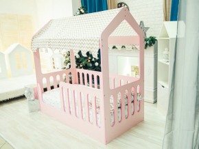 Кроватка-Домик без ящика розовая в Сатке - satka.magazinmebel.ru | фото - изображение 5