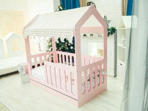 Кроватка-Домик с ящиком розовая в Сатке - satka.magazinmebel.ru | фото