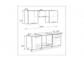 Кухонный гарнитур 6а Грецкий орех 1600 в Сатке - satka.magazinmebel.ru | фото - изображение 2