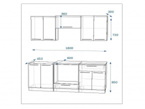 Кухонный гарнитур 7а Грецкий орех 1800 в Сатке - satka.magazinmebel.ru | фото - изображение 2