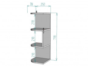 Полка S106 в Сатке - satka.magazinmebel.ru | фото - изображение 3