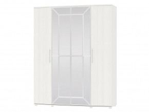 Шкаф 4-х дверный Амели 4-5200 Рамух белый в Сатке - satka.magazinmebel.ru | фото
