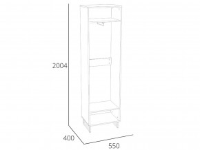 Шкаф для одежды Фолк НМ 014.01 в Сатке - satka.magazinmebel.ru | фото - изображение 2