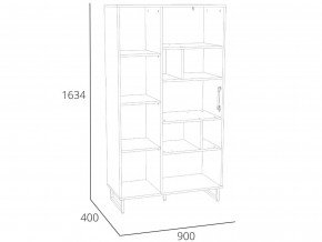 Шкаф комбинированный Фолк НМ 014.58 в Сатке - satka.magazinmebel.ru | фото - изображение 2