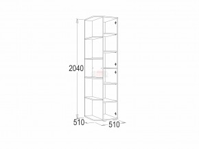 Шкаф крайний Омега 16 в Сатке - satka.magazinmebel.ru | фото - изображение 2