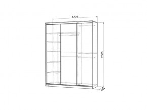 Шкаф-купе Бассо 7-600 79 дуб сонома в Сатке - satka.magazinmebel.ru | фото - изображение 2