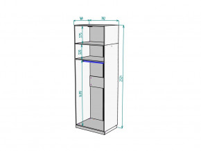 Шкаф Malta light H287 с антресолью HA2 Белый в Сатке - satka.magazinmebel.ru | фото - изображение 2