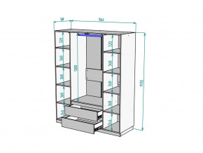 Шкаф Malta light H302 Белый в Сатке - satka.magazinmebel.ru | фото - изображение 2